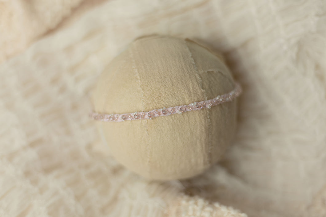 Purple - Violet Dainty Beaded Halo